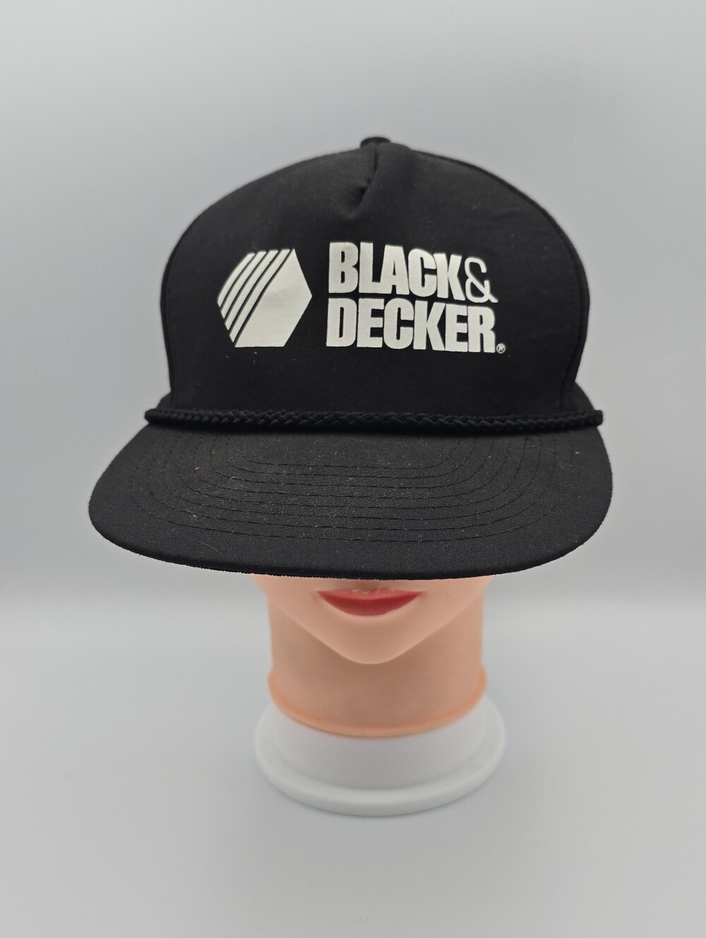 Vintage Mohr's Black & Decker Black Adjustable Snapback Hat